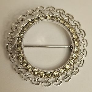 Vintage Sterling Silver Brooch Pin